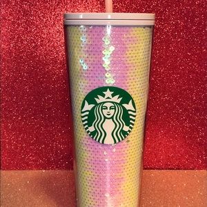 Starbucks Iridescent Sequined Holiday 2020 Tumbler